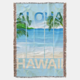 Aloha Hawaii Island Beach Decke
