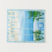 Aloha Hawaii Island Beach Wandteppich (Vorderseite (Horizontal))