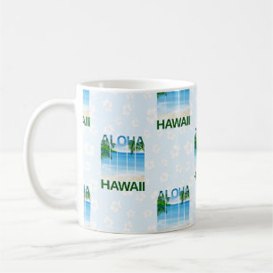 Aloha Hawaii Island Summer Beach Kaffeetasse