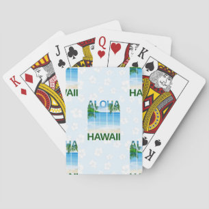 Aloha Hawaii Island Summer Beach Spielkarten