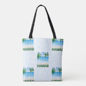 Aloha Hawaii Island Summer Beach Tasche (Rückseite)