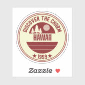 Aloha Hawaii - Island Vibes Gift Aufkleber (Blatt)