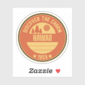 Aloha Hawaii - Island Vibes Gift Aufkleber (Blatt)