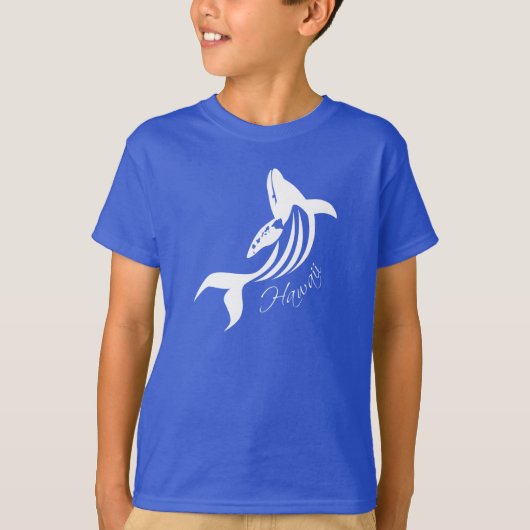 Aloha Hawaii Islands Whale T-Shirt (Vorderseite)
