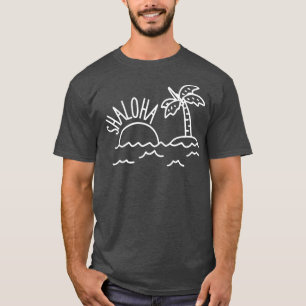 Aloha Hawaii jüdischer Shaloha Hebrew Shabbat T-Shirt