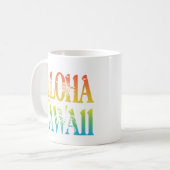 Aloha Hawaii Kaffeetasse (Vorderseite Links)