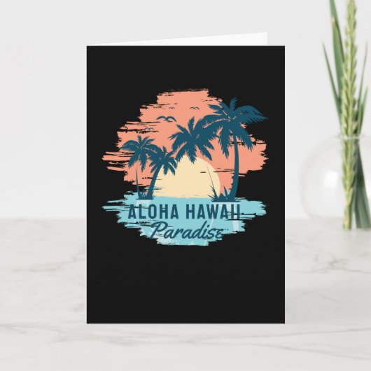 Aloha Hawaii Karte (Vorderseite)