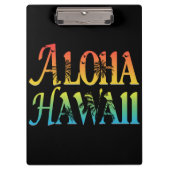 Aloha Hawaii Klemmbrett (Vorderseite)