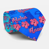 Aloha Hawaii Krawatte (Gerollt)