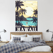 Aloha Hawaii Leinwanddruck (Insitu (Schlafzimmer))
