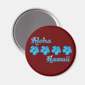 Aloha Hawaii Magnet (Vorderseite/Rückseite)