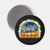 Aloha Hawaii Magnet (Vorderseite/Rückseite)