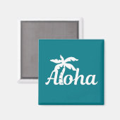 Aloha Hawaii Magnet (Vorderseite/Rückseite)