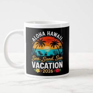 Aloha Hawaii Meer Sand Sonne 2026 Jumbo-Tasse