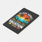 Aloha Hawaii Meer Sand Sonne 2026 Post-it Klebezettel (angewinkelt)