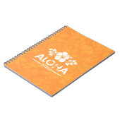 Aloha Hawaii mit Hibiskus-Notebook Notizblock (Linke Seite)