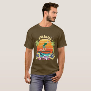 Aloha Hawaii mit Hibiskusblumen T-Shirt