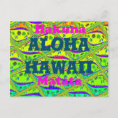 Aloha Hawaii mit Liebe aus Hawaii Hakuna Matata Postkarte (Vorderseite)