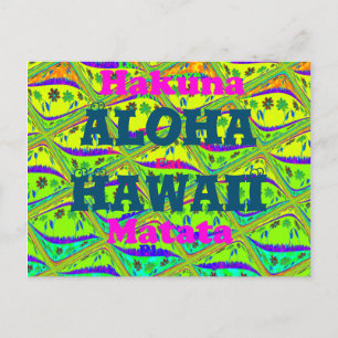 Aloha Hawaii Mit Liebe von Hawaii Hakuna Matata Postkarte