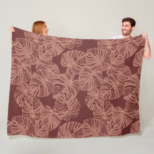 Aloha-Hawaii-Musterdruck Fleecedecke