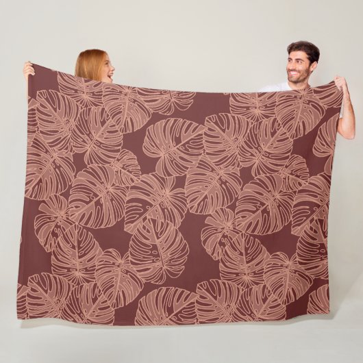 Aloha-Hawaii-Musterdruck Fleecedecke (Beispiel)