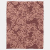 Aloha-Hawaii-Musterdruck Fleecedecke (Vorderseite)