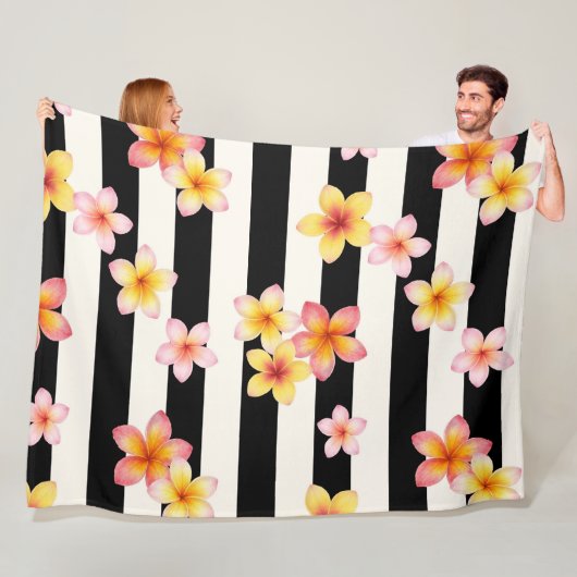 Aloha-Hawaii-Musterdruck Fleecedecke (Beispiel)