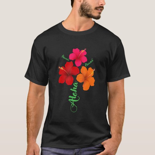 Aloha Hawaii Niedlicher Urlaub mit hawaiianischen T-Shirt (Vorderseite)