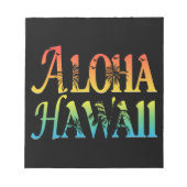 Aloha Hawaii Notizblock (Vorderseite)