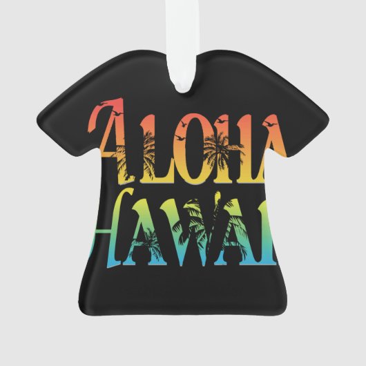 Aloha Hawaii Ornament (Rückseite)