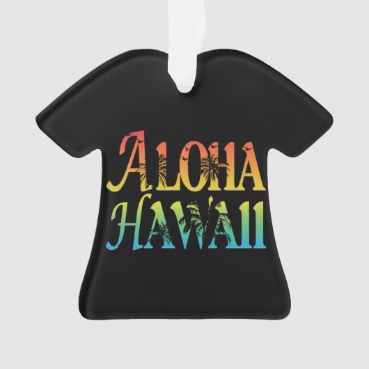 Aloha Hawaii Ornament (Vorderseite)