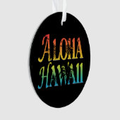 Aloha Hawaii Ornament (Vorderseite)