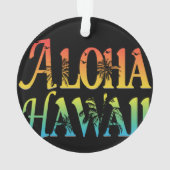 Aloha Hawaii Ornament (Rückseite)