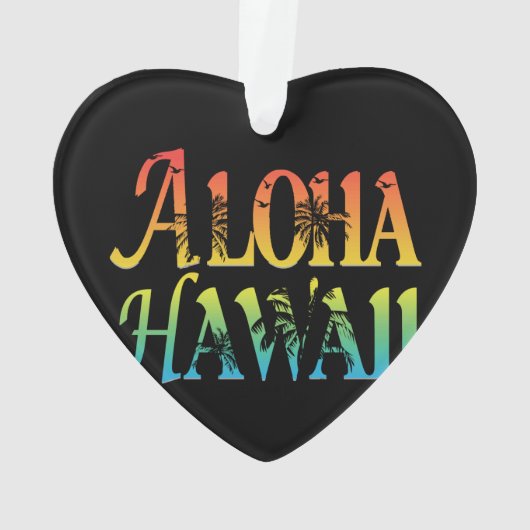 Aloha Hawaii Ornament (Rückseite)