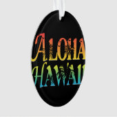 Aloha Hawaii Ornament (Vorderseite)
