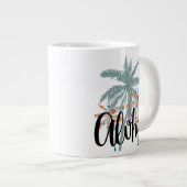 Aloha Hawaii Palm Tree Hawaiian Island Tasse (Vorderseite Rechts)