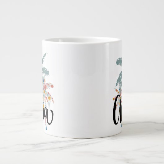 Aloha Hawaii Palm Tree Hawaiian Island Tasse (Vorderseite)