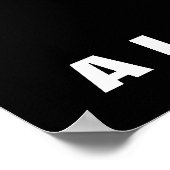 Aloha Hawaii Palm Trees Tropics Sunset Travel Poster (Ecke)