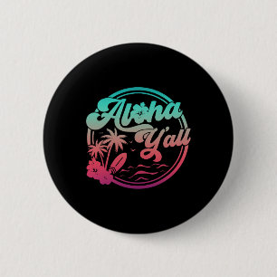 Aloha Hawaii Palme Tropisch Hawaiianische Insel Be Button