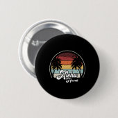 Aloha Hawaii Palms Cool Lässiger Summer Beach Vaca Button (Vorne & Hinten)