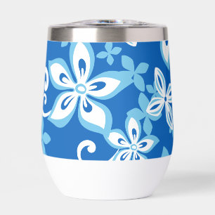 ALOHA HAWAII-PATTER IN BLAU x 2