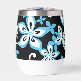 ALOHA HAWAII PATTER IN SCHWARZ/BLAU