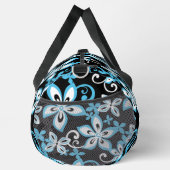 ALOHA HAWAII PATTER IN SCHWARZ/BLAU DUFFLE BAG (Rechts)