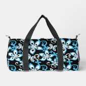 ALOHA HAWAII PATTER IN SCHWARZ/BLAU DUFFLE BAG (Vorderseite)