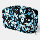 ALOHA HAWAII PATTER IN SCHWARZ/BLAU WASCHBEUTEL (Rechte Ecke)