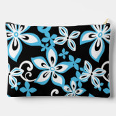 ALOHA HAWAII PATTER IN SCHWARZ/BLAU ZUBEHÖRTASCHE (Rückseite)