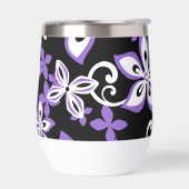 ALOHA HAWAII PATTER IN SCHWARZ/LILA (Links)