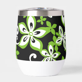 ALOHA HAWAII PATTER IN SCHWARZ/LIMON