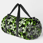 ALOHA HAWAII PATTER IN SCHWARZ/LIMON DUFFLE BAG (Rechte Ecke)