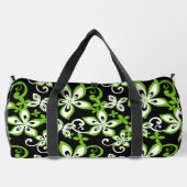 ALOHA HAWAII PATTER IN SCHWARZ/LIMON DUFFLE BAG (Rückseite)